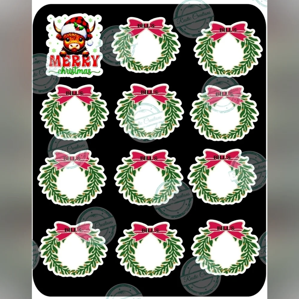 Festive Christmas Sticker Set